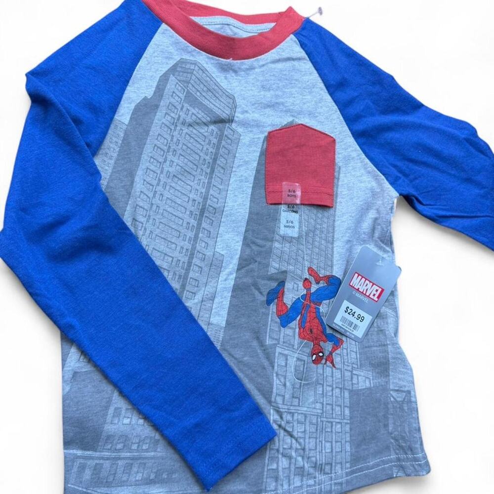 Marvel spiderman long sleeve shirt
